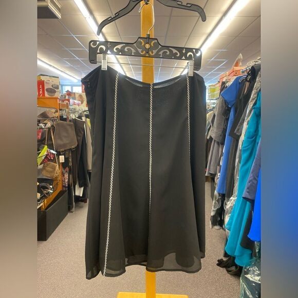 Bobbie Bee Sz.16 Black w/Stripe Accent Jacket - Picture 2 of 4